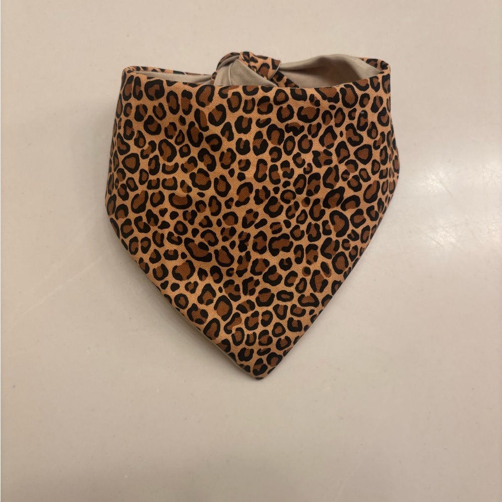 Leopard Print Pet Bandana